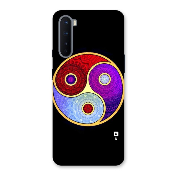 Yin Yang Mandala Design Back Case for OnePlus Nord