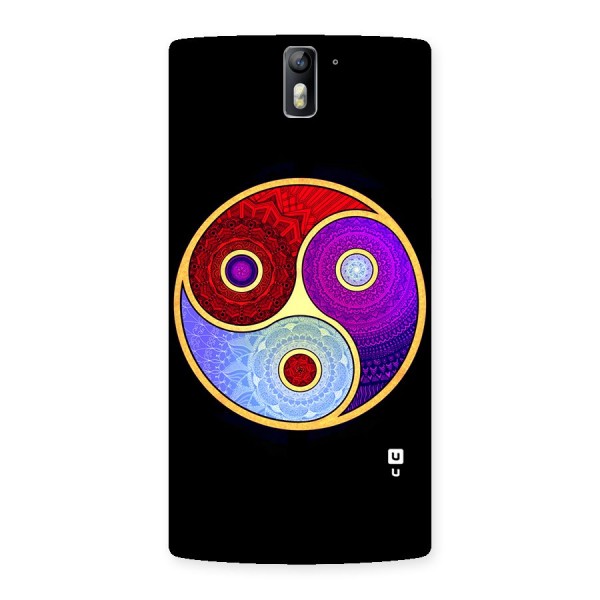 Yin Yang Mandala Design Back Case for One Plus One