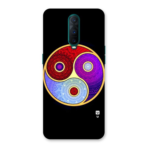 Yin Yang Mandala Design Back Case for Oppo R17 Pro