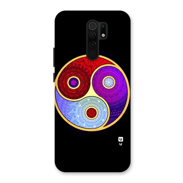 Yin Yang Mandala Design Back Case for Poco M2