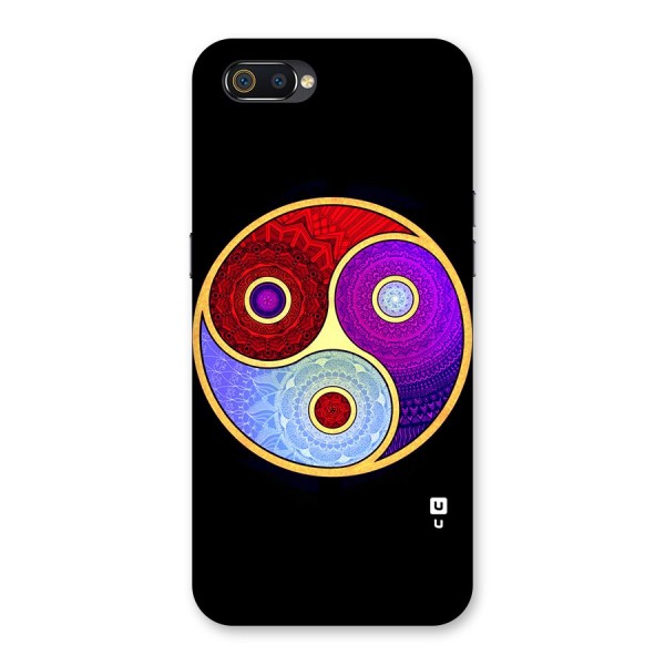 Yin Yang Mandala Design Back Case for Realme C2