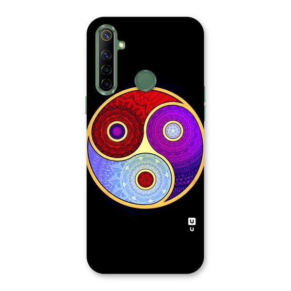 Yin Yang Mandala Design Back Case for Realme Narzo 10