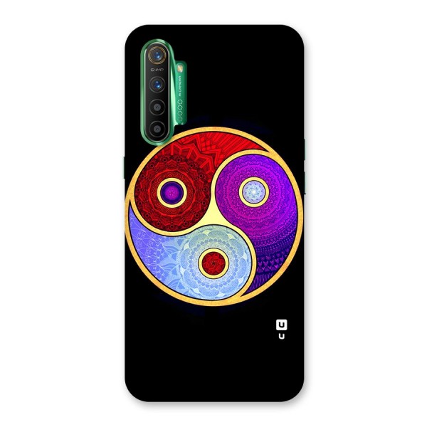 Yin Yang Mandala Design Back Case for Realme X2