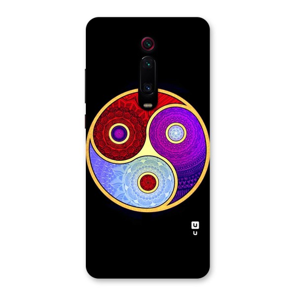 Yin Yang Mandala Design Back Case for Redmi K20