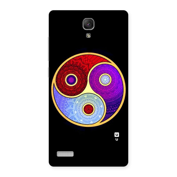 Yin Yang Mandala Design Back Case for Redmi Note