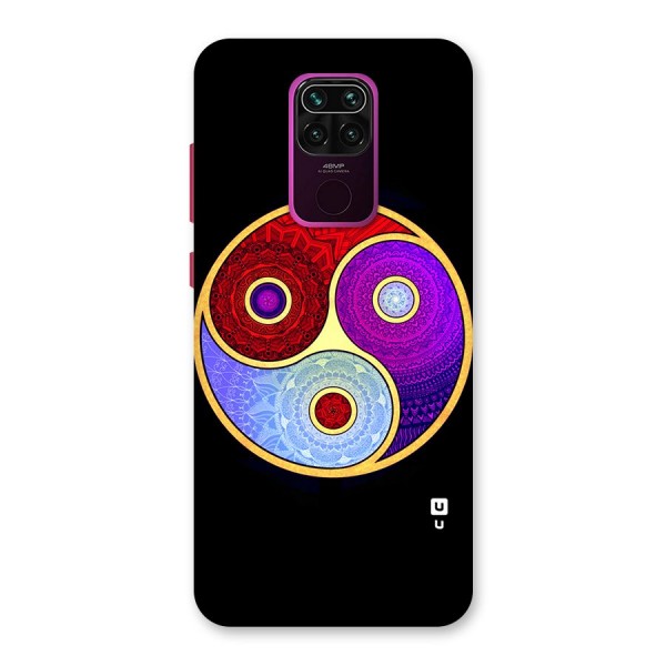 Yin Yang Mandala Design Back Case for Redmi Note 9