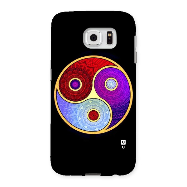 Yin Yang Mandala Design Back Case for Samsung Galaxy S6