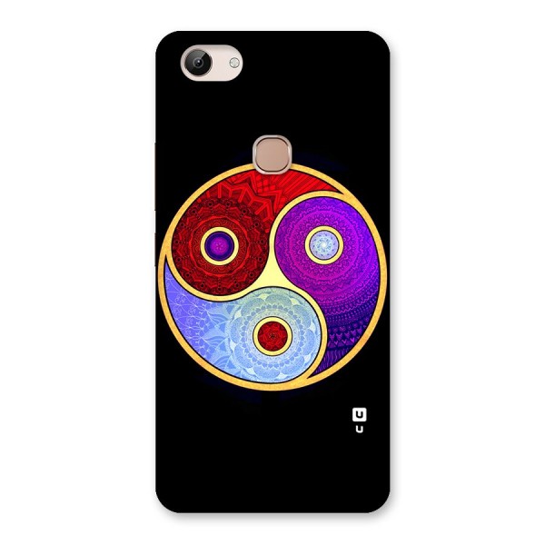 Yin Yang Mandala Design Back Case for Vivo Y83