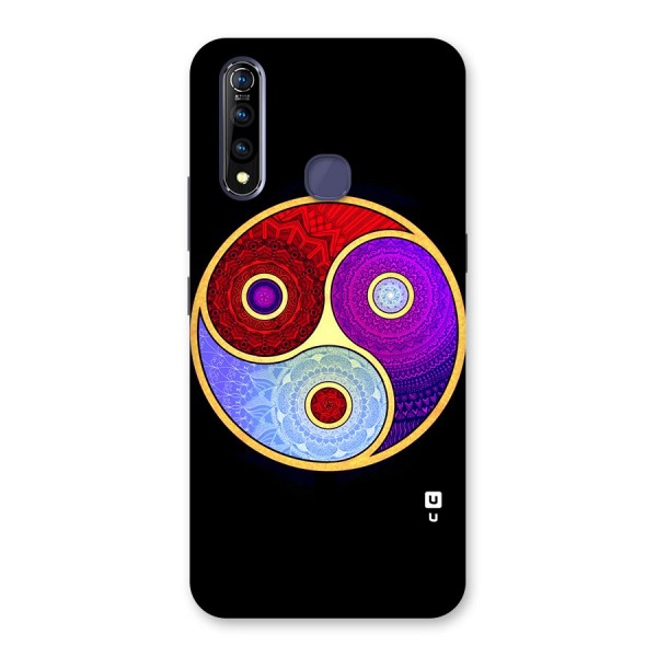 Yin Yang Mandala Design Back Case for Vivo Z1 Pro