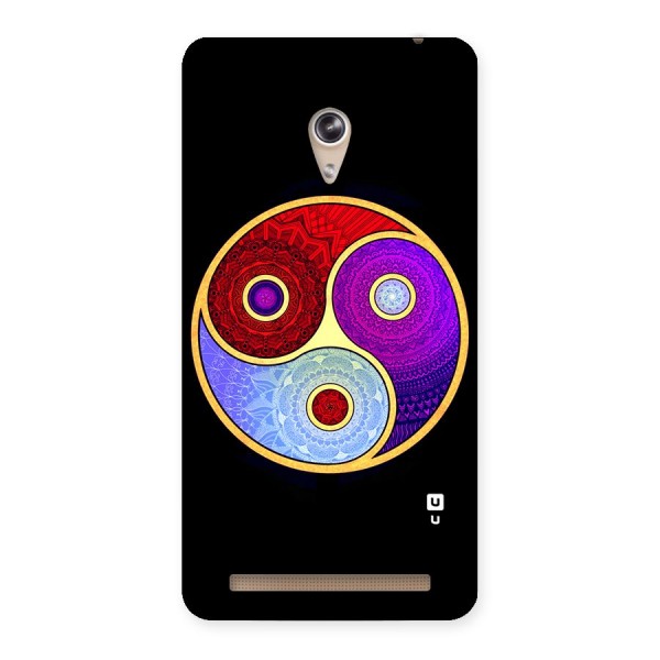 Yin Yang Mandala Design Back Case for Zenfone 6