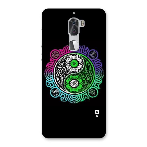 Yin and Yang Colorful Mandala Back Case for Coolpad Cool 1