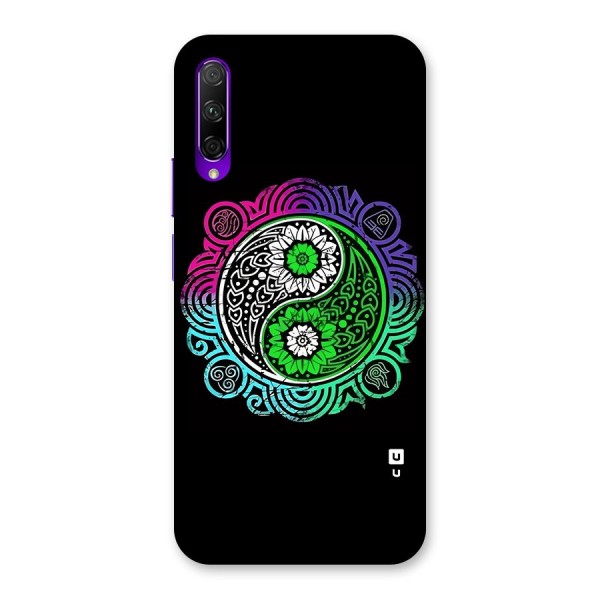 Yin and Yang Colorful Mandala Back Case for Honor 9X Pro