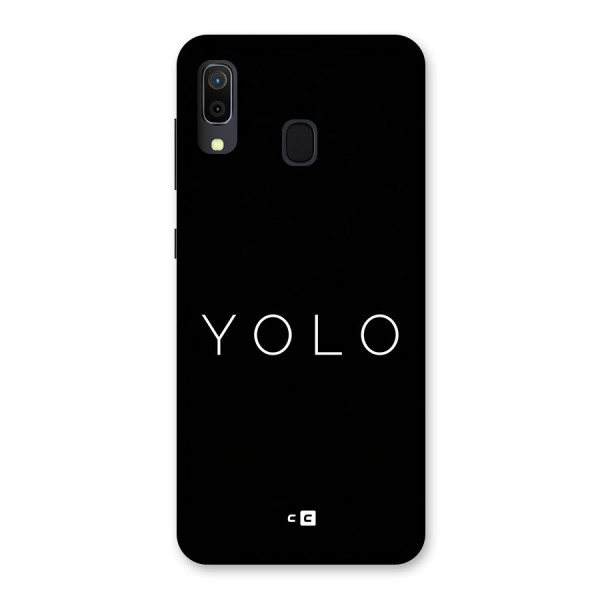 Yolo Is Truth Back Case for Galaxy A30