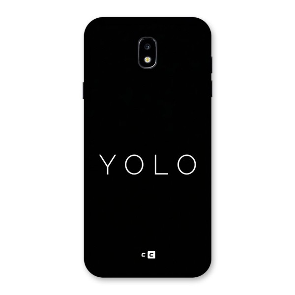 Yolo Is Truth Back Case for Galaxy J7 Pro