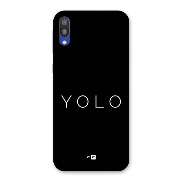 Yolo Is Truth Back Case for Galaxy M10