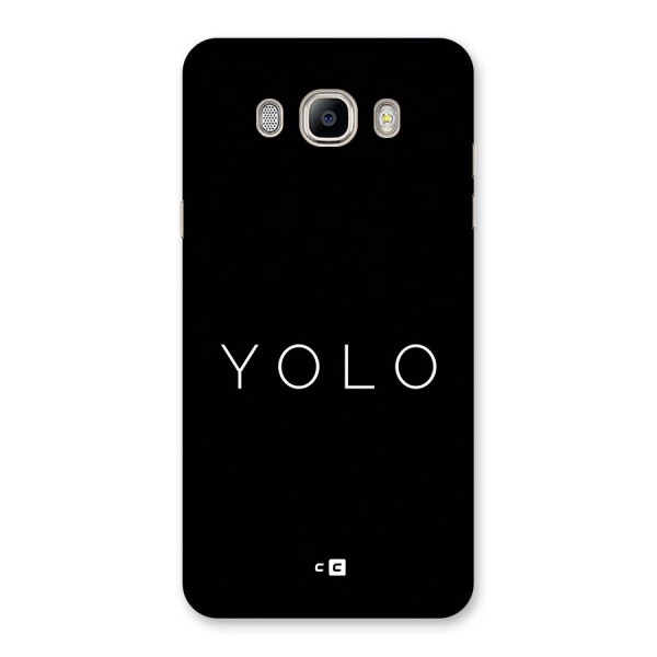 Yolo Is Truth Back Case for Galaxy On8