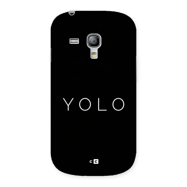 Yolo Is Truth Back Case for Galaxy S3 Mini