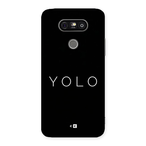 Yolo Is Truth Back Case for LG G5