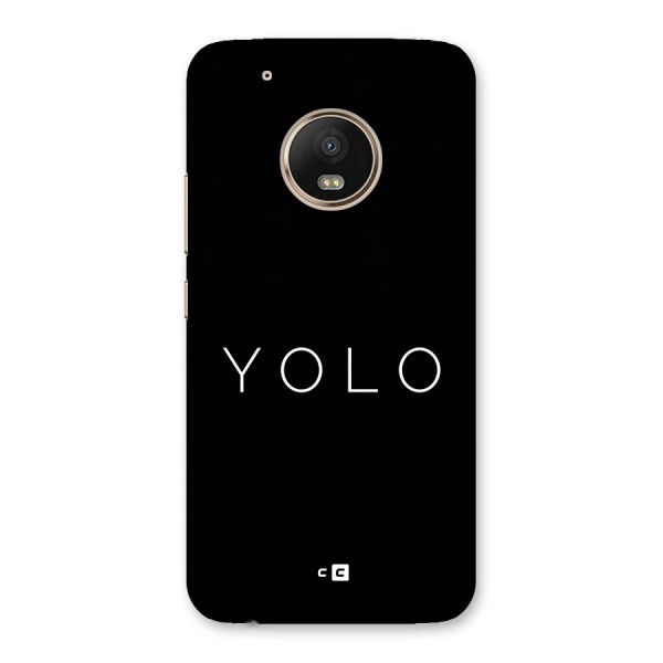 Yolo Is Truth Back Case for Moto G5 Plus