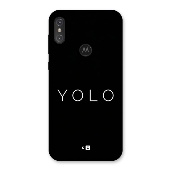 Yolo Is Truth Back Case for Motorola One Power