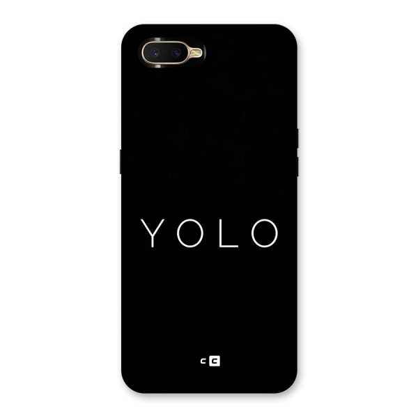 Yolo Is Truth Back Case for Oppo K1