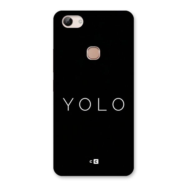 Yolo Is Truth Back Case for Vivo Y83