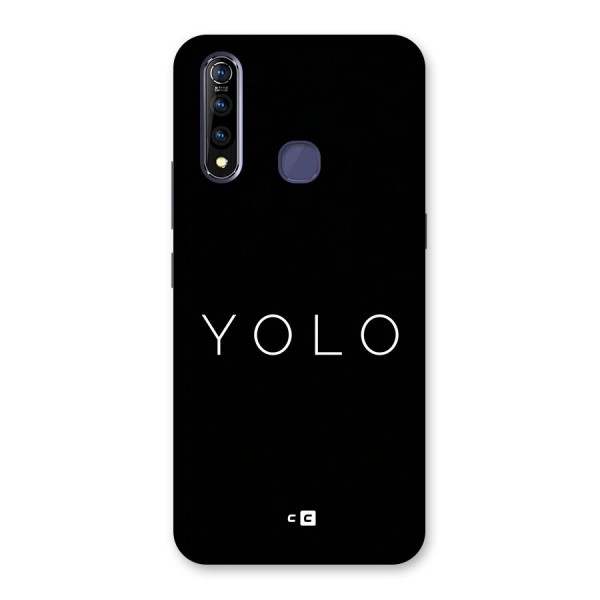 Yolo Is Truth Back Case for Vivo Z1 Pro