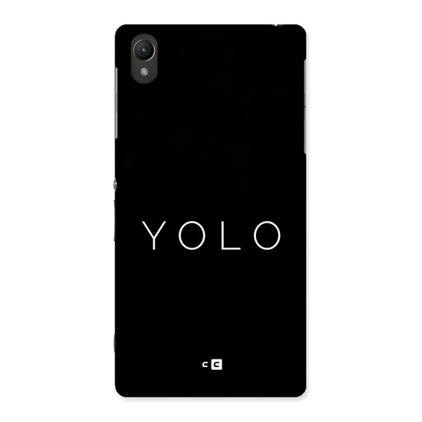 Yolo Is Truth Back Case for Xperia Z2