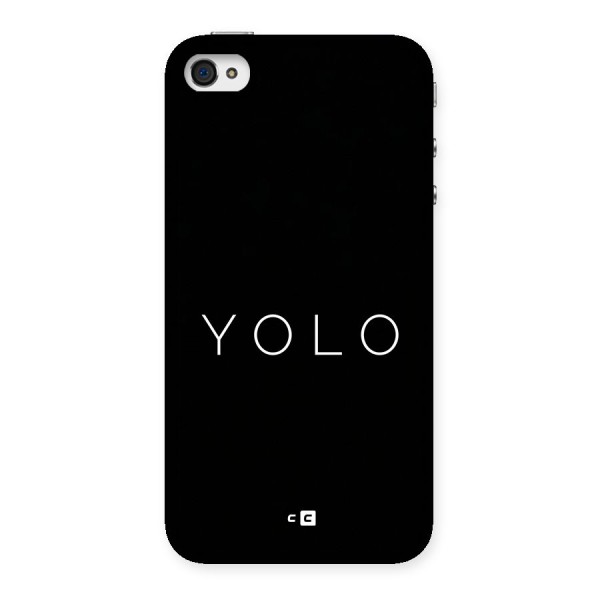 Yolo Is Truth Back Case for iPhone 4 4s