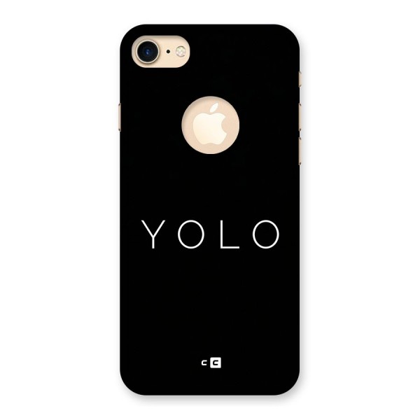 Yolo Is Truth Back Case for iPhone 8 Logo Cut