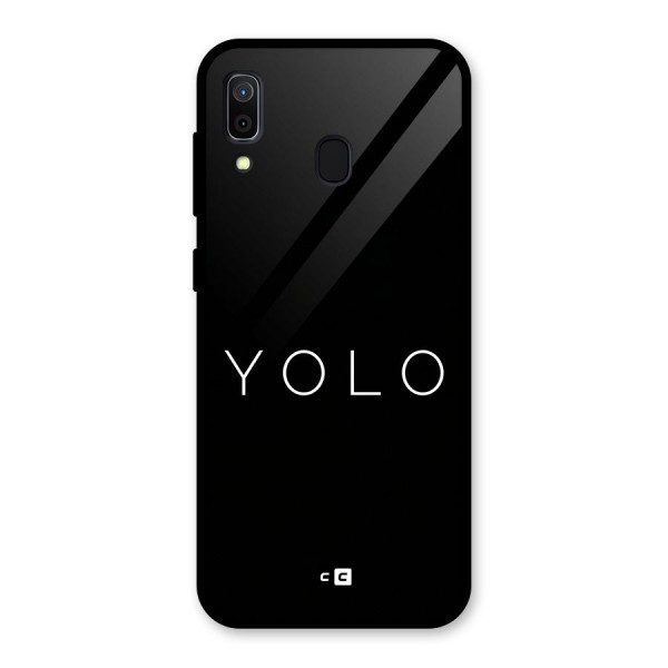 Yolo Is Truth Glass Back Case for Galaxy A30