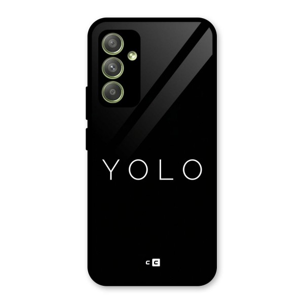 Yolo Is Truth Glass Back Case for Galaxy A54