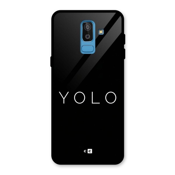 Yolo Is Truth Glass Back Case for Galaxy J8