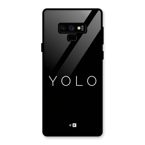 Yolo Is Truth Glass Back Case for Galaxy Note 9