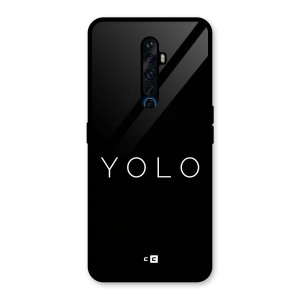 Yolo Is Truth Glass Back Case for Oppo Reno2 Z