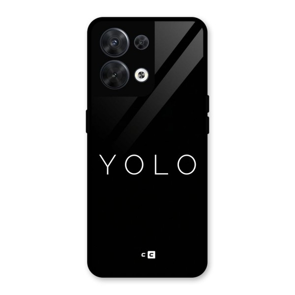 Yolo Is Truth Glass Back Case for Oppo Reno8 5G