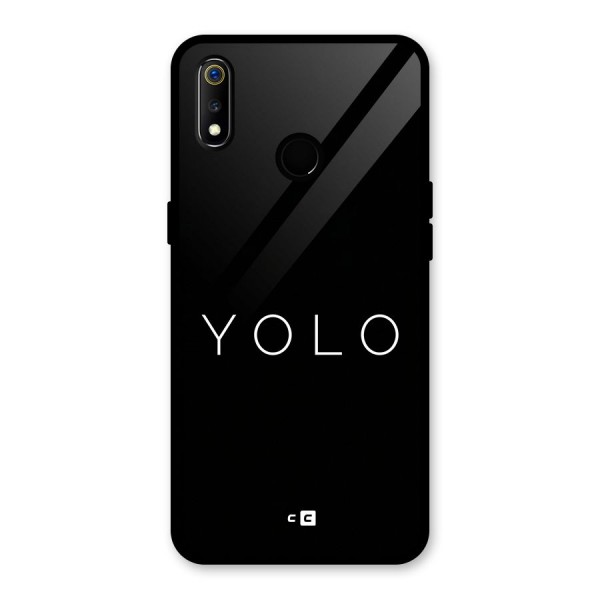 Yolo Is Truth Glass Back Case for Realme 3