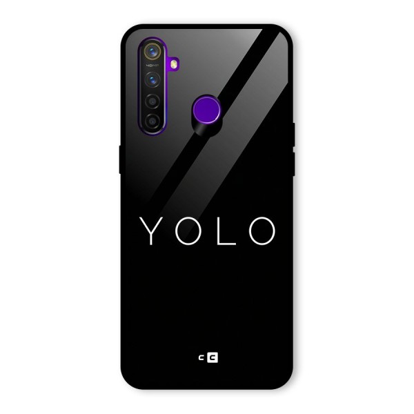 Yolo Is Truth Glass Back Case for Realme 5 Pro