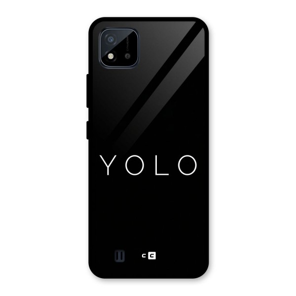 Yolo Is Truth Glass Back Case for Realme C11 2021