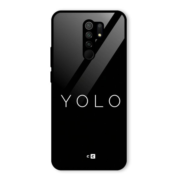 Yolo Is Truth Glass Back Case for Redmi 9 Prime