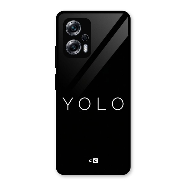 Yolo Is Truth Glass Back Case for Redmi K50i