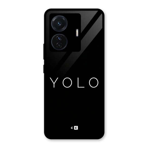 Yolo Is Truth Glass Back Case for Vivo T1 Pro