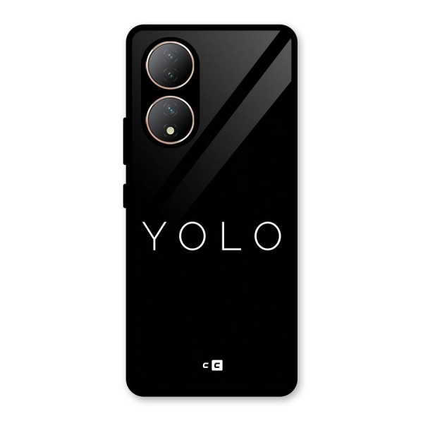 Yolo Is Truth Glass Back Case for Vivo Y100A