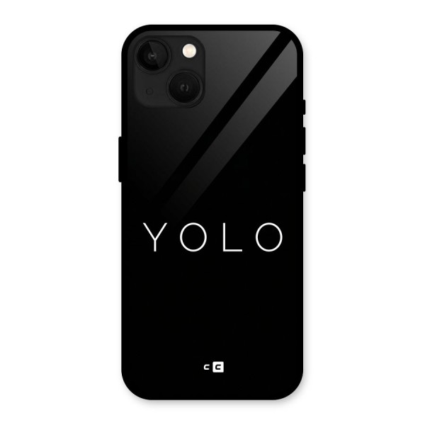 Yolo Is Truth Glass Back Case for iPhone 13