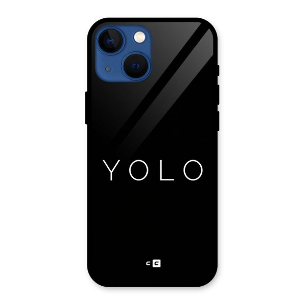 Yolo Is Truth Glass Back Case for iPhone 13 Mini