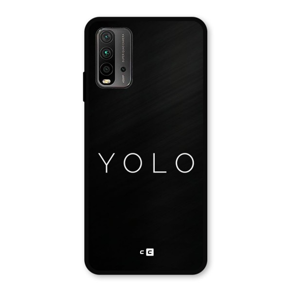 Yolo Is Truth Metal Back Case for Redmi 9 Power