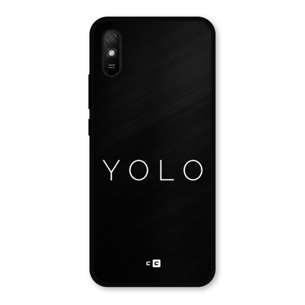 Yolo Is Truth Metal Back Case for Redmi 9i