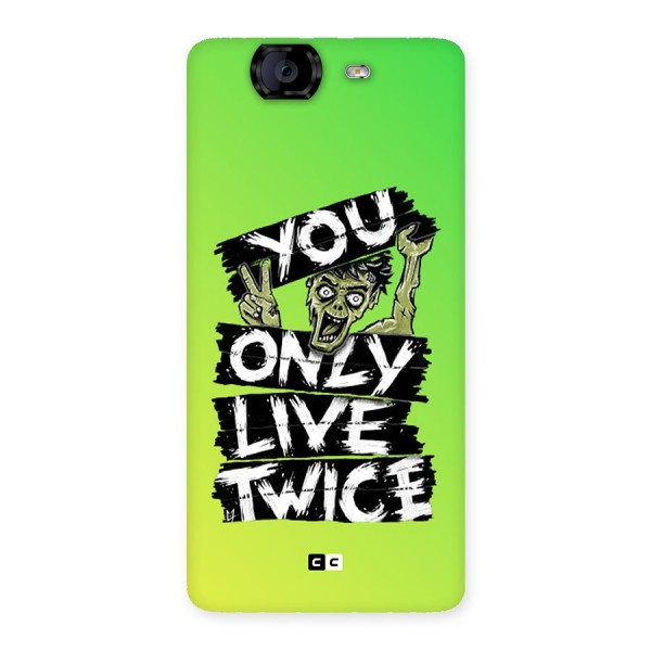 Yolo Zombie Back Case for Canvas Knight A350