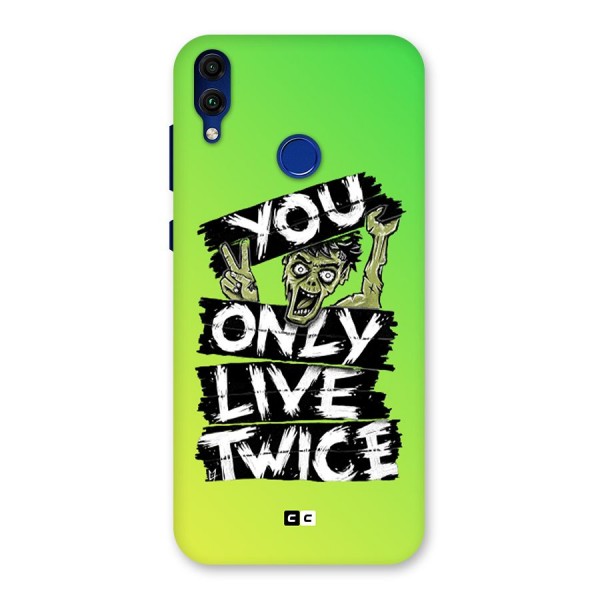 Yolo Zombie Back Case for Honor 8C