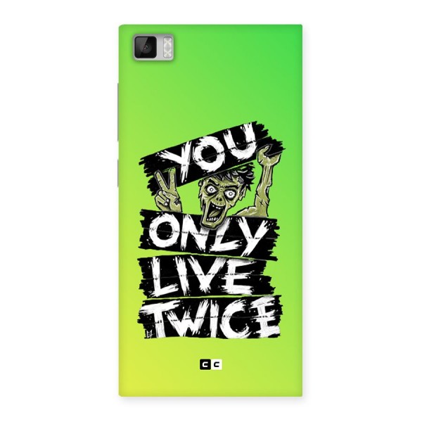 Yolo Zombie Back Case for Mi3